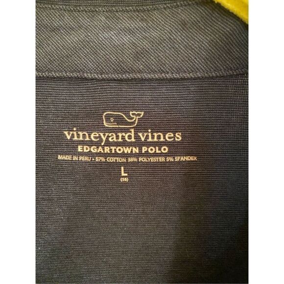 Vineyard vines boys Edgartown polo navy size large - Picture 2 of 3